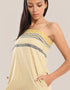 Long dress with thin adjustable straps